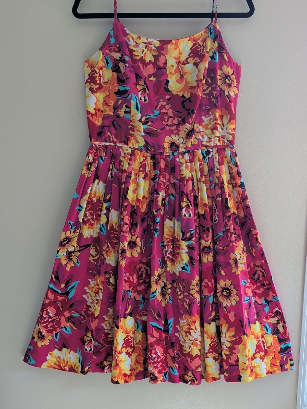 Isaac Mizrahi for Target Floral A-Line Sundress – Size 8 | 100% Cotton | EUC